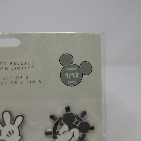 Disney Mickey Mouse Memories Pin Set January 2018 Limited Edition series 1/12 - Picture 4 of 6